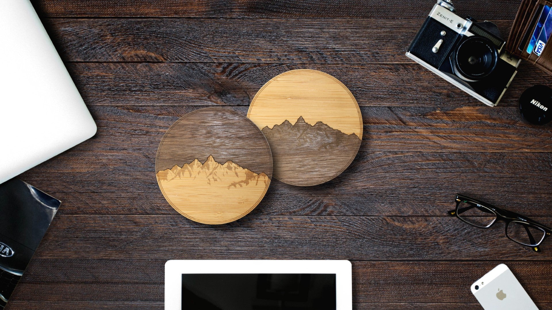 Wooden Coasters 4