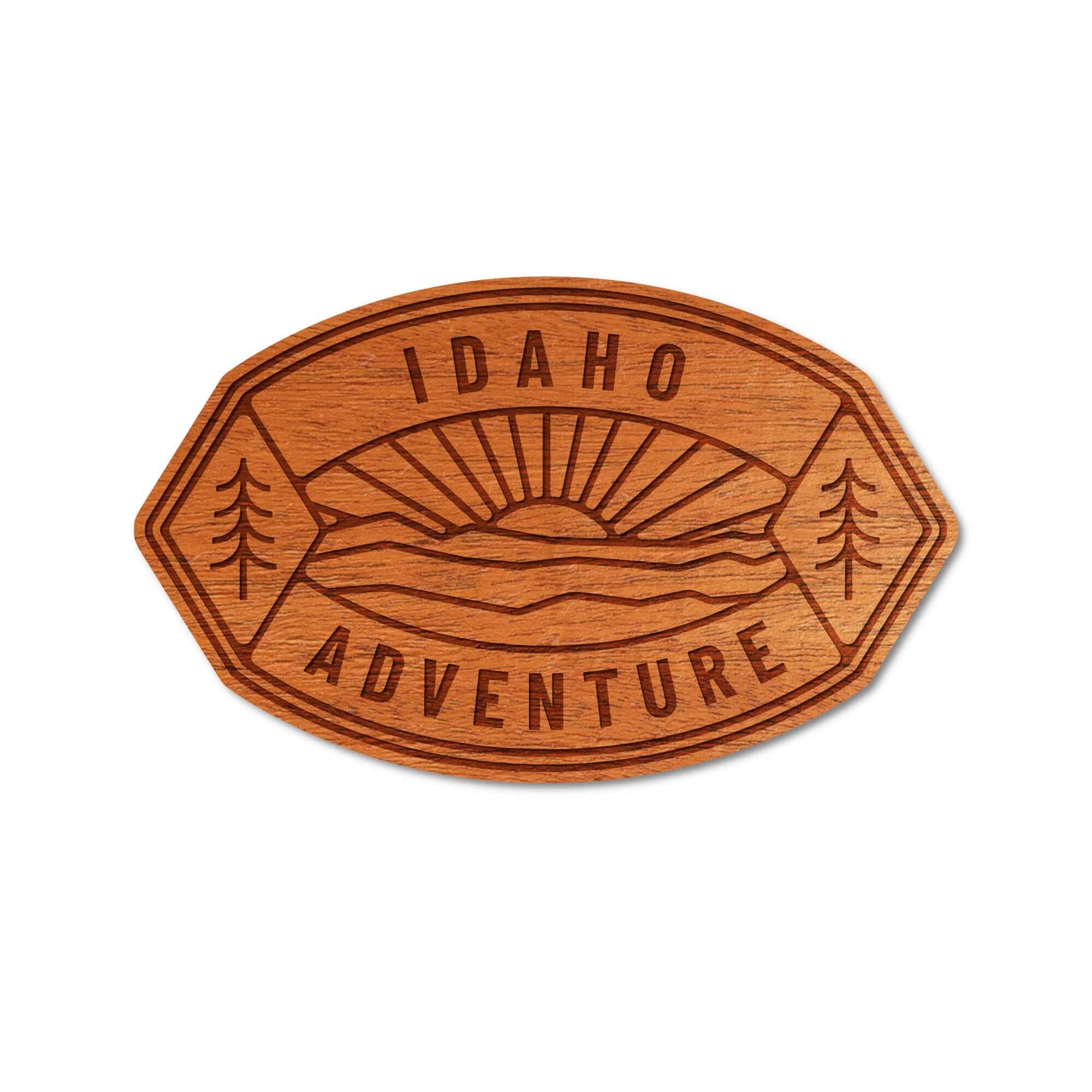 Real Wood Stickers - Idaho Adventure Collection