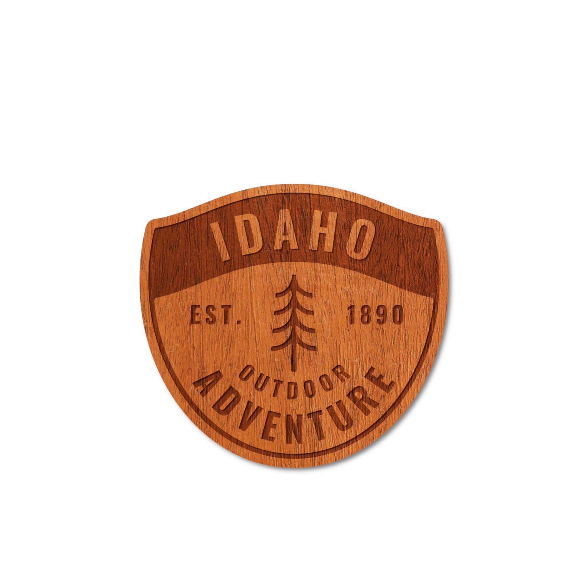 Real Wood Stickers - Idaho Adventure Collection