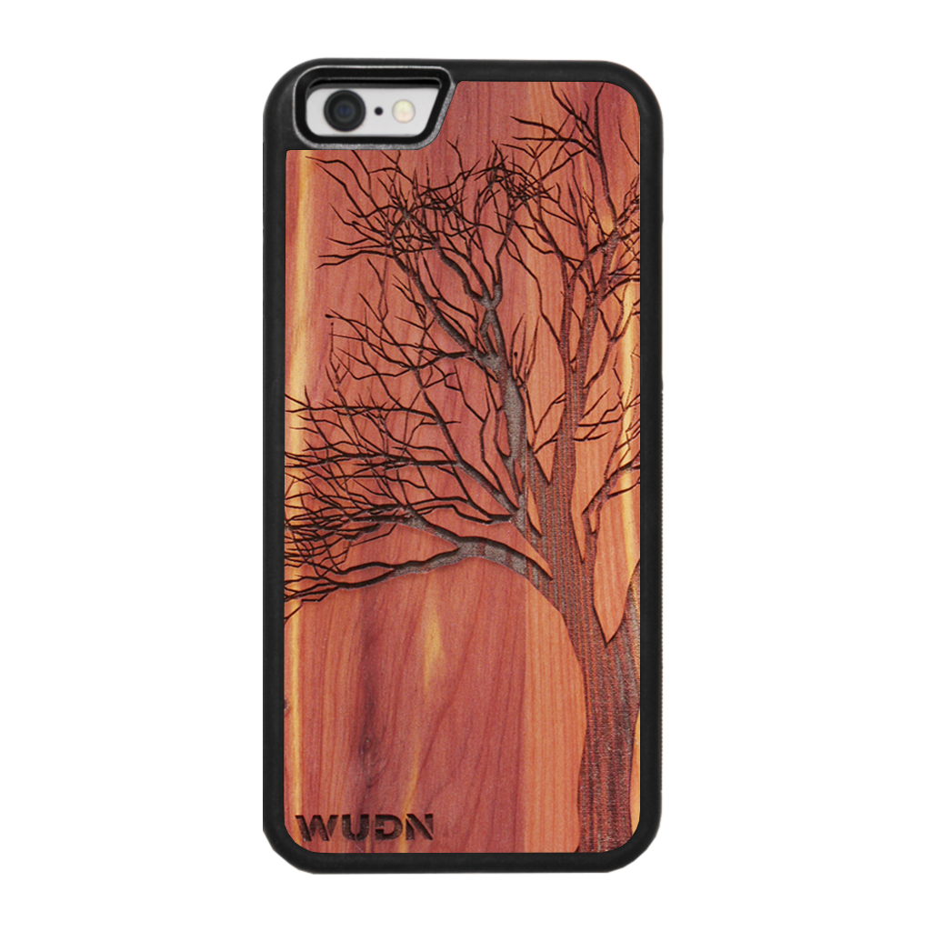 Slim Wooden Phone Case | Winter Tree, Cases - WUDN