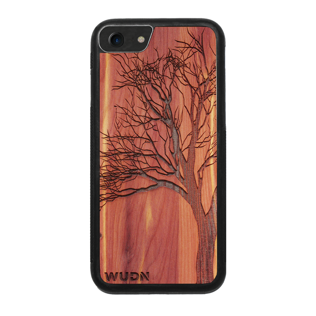 Slim Wooden Phone Case | Winter Tree, Cases - WUDN