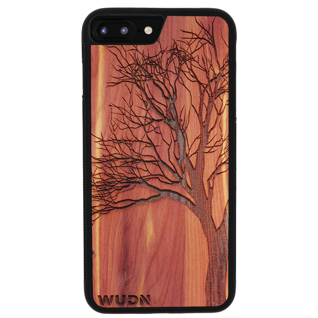 Slim Wooden Phone Case | Winter Tree, Cases - WUDN